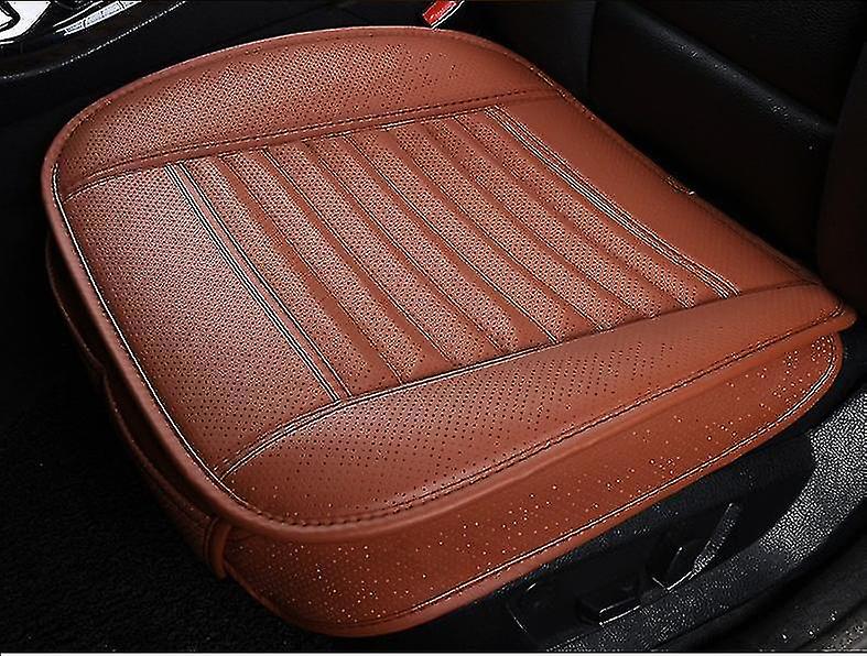 Car Front Seat Cover Breathable Leather Cushion Chair Mat Pad Protector