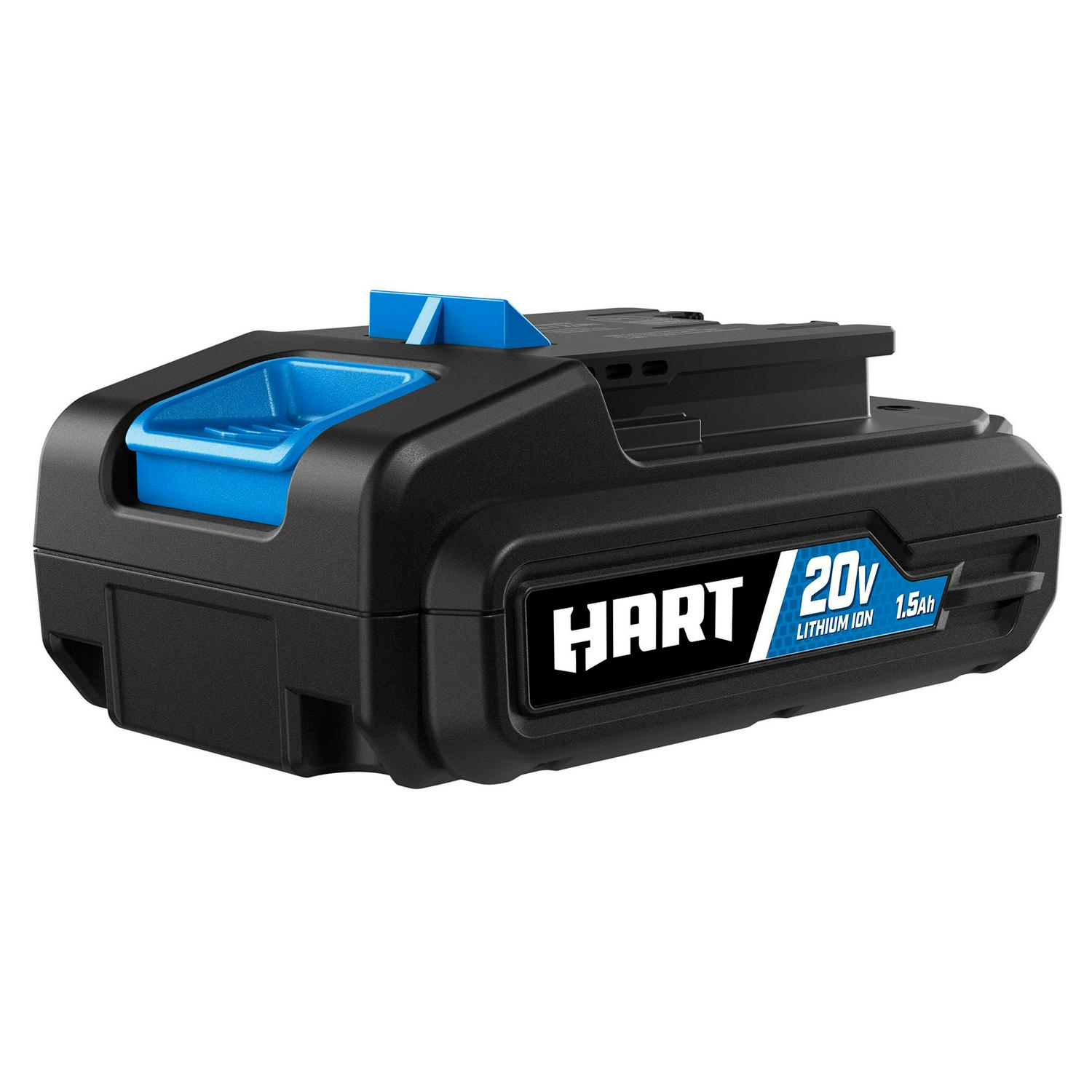 HART Cordless Air Pump Dual Function Digital Inflator Kit (1) 20-Volt 1.5Ah Lithium-Ion Battery