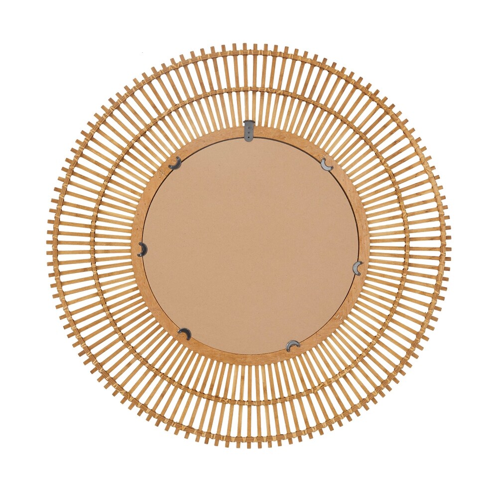 Rattan Bohemian Wall Mirror