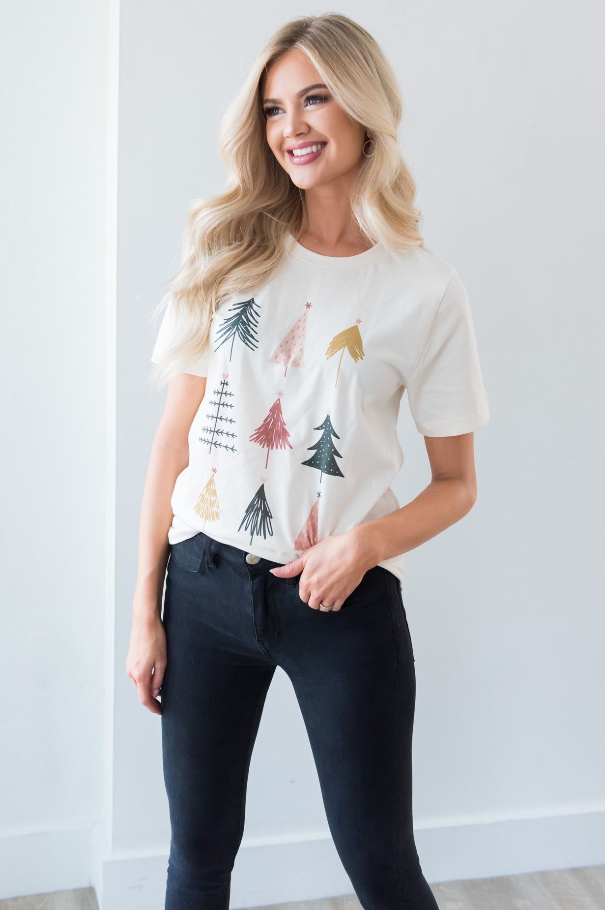 Christmas Trees Modest Tee