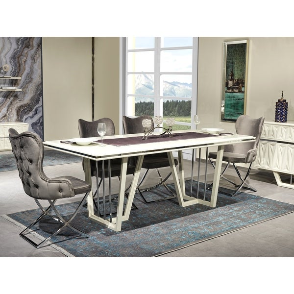 Yond Modern Dining Room Table And 6 Dining Room Chairs Set