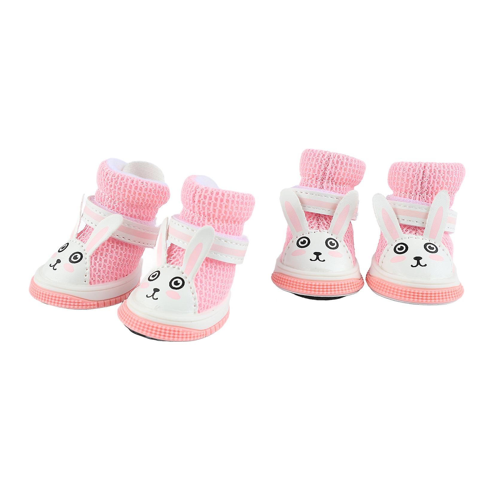 Dog Shoes Breathable Soft Prevent Slip Lightweight Cute Mesh Puppy Boots for Spring Summer