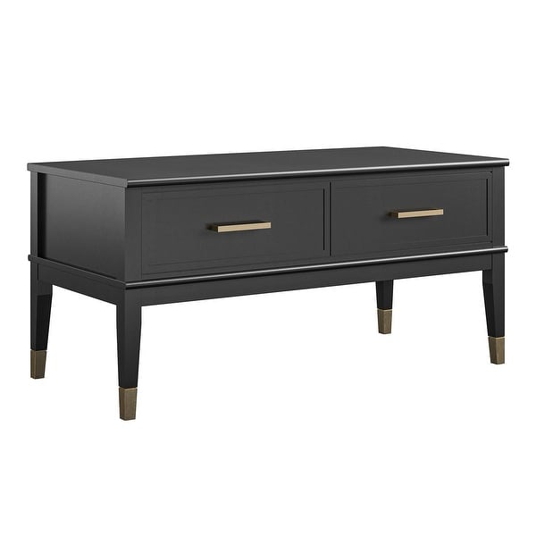 Westerleigh Lift-Top Coffee Table， Black