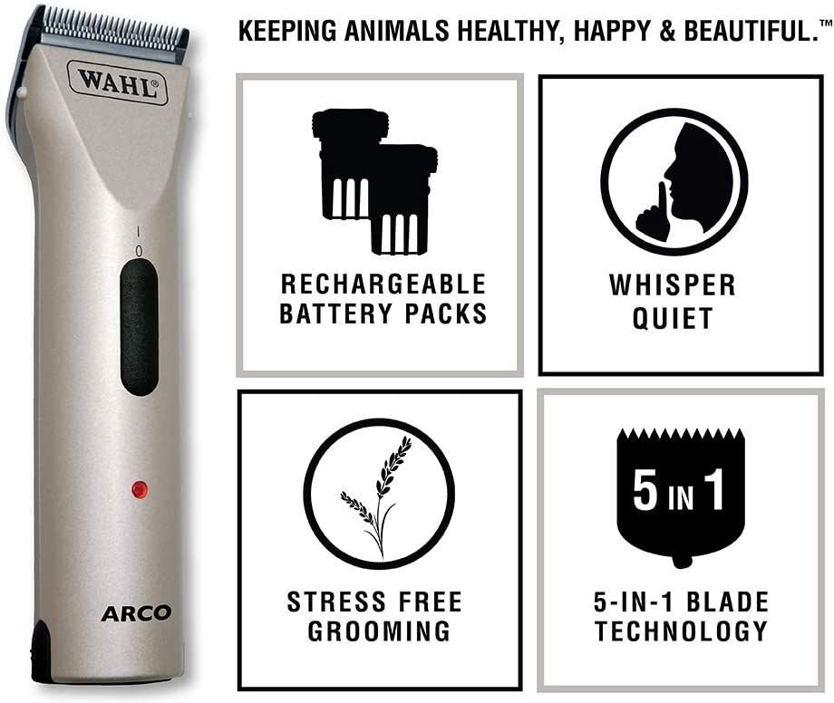 Wahl Arco Cordless Horse Clipper， Champagne