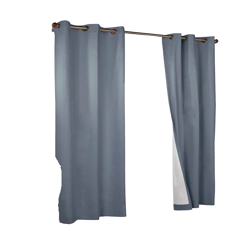 Myne Decor Weathermate Grommet Curtain Panel Pair each 40 x 63 in Blue