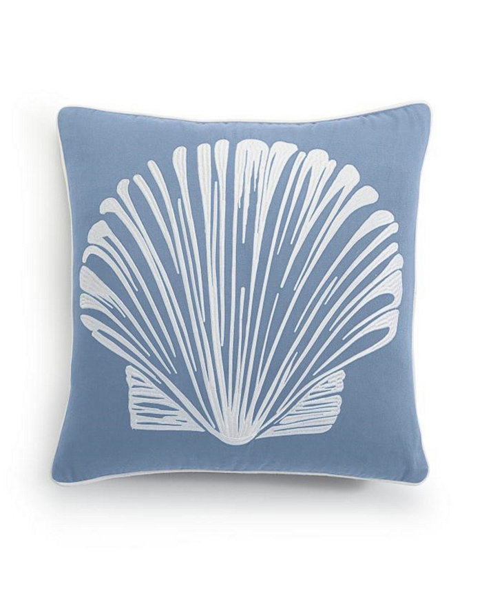 Charter Club Sea Shells Decorative Pillow， 18