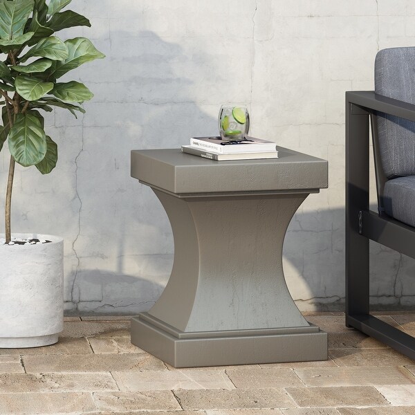 Smooth Look Outdoor Lightweight ConcreteSide Table