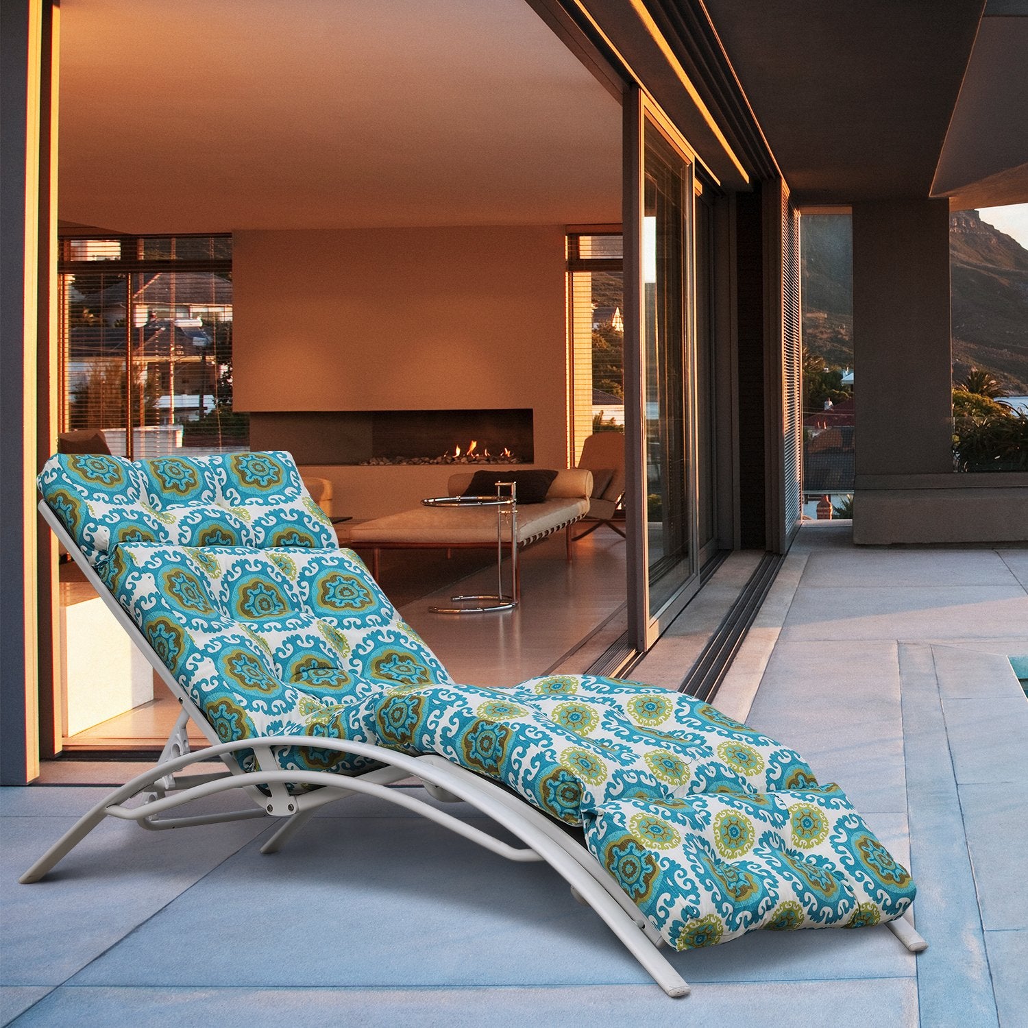 Aoodor Patio Furniture Pool Chair Cushion