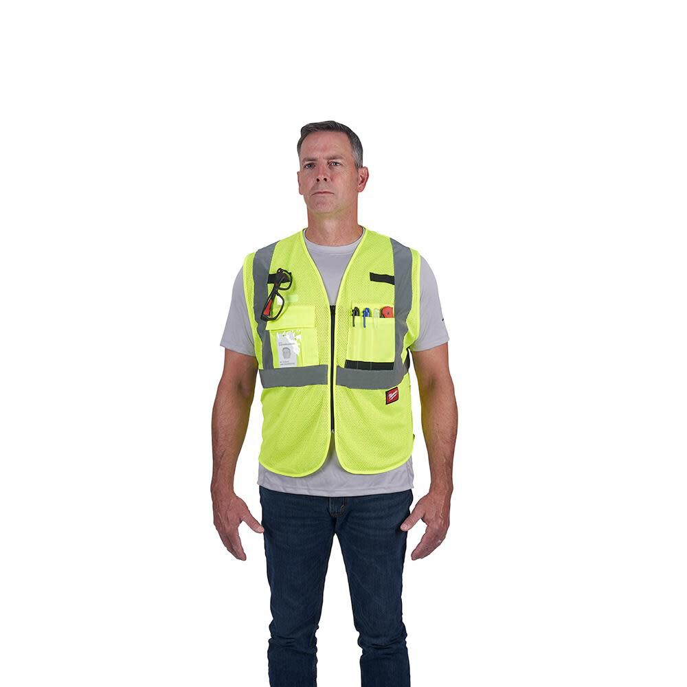 Milwaukee Class 2 High Visibility Mesh Safety Vest 48-73-5111M910 from Milwaukee