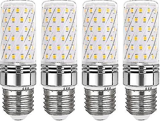 E27 Led Corn Light Bulb 12w Cool White 6000k， 360 Beam Angle， Es Led Corn Lamp， Not Dimmable， Pack O