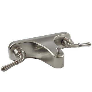 DANCO Mobile Home and RV 8 in. 2-Handle Off-Set Roman Tub Faucet in Brushed Nickel 10885X