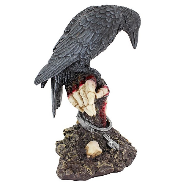 Design Toscano The Raven x27 s Perch Zombie Statue