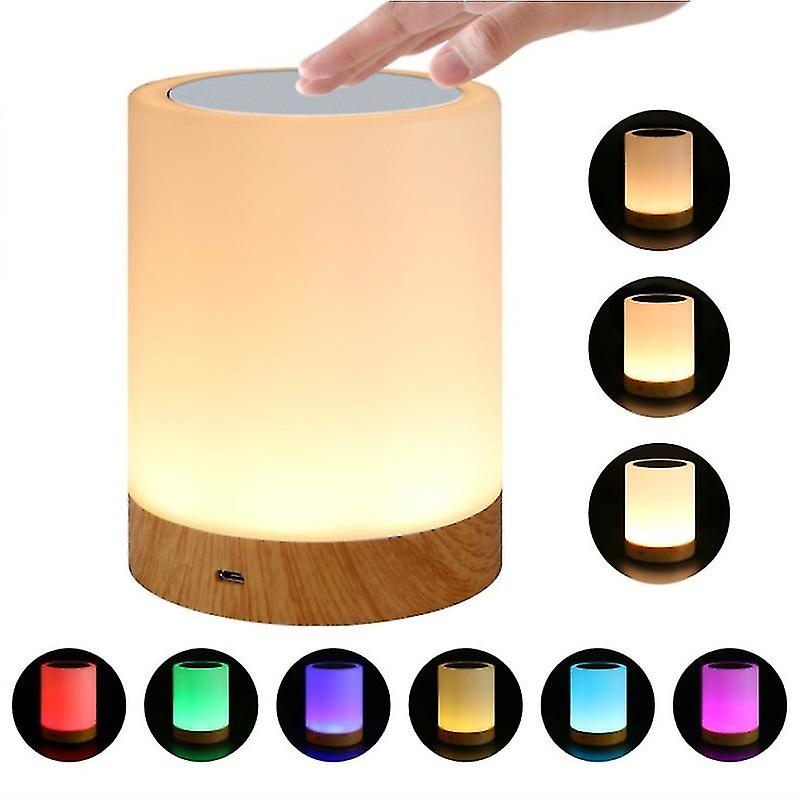 Miman Touch Table Lamp， Dimmable Bedside Lamp With Warm White Light