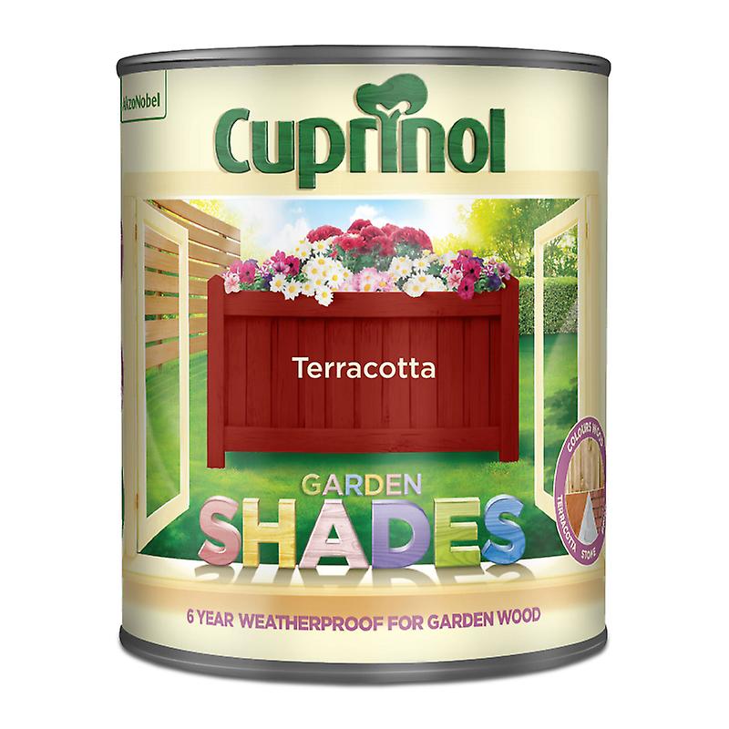 Cuprinol 1L Garden Shades Paint Terracotta