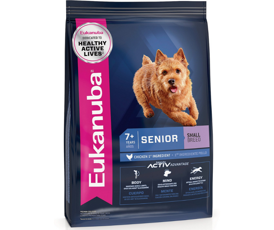 Eukanuba - Small Breed， Senior Dog Chicken Recipe Dry Dog Food