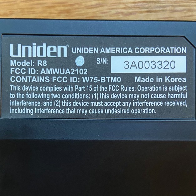 Uniden R8 Extreme Long range Radar laser Detector With Voice Alert