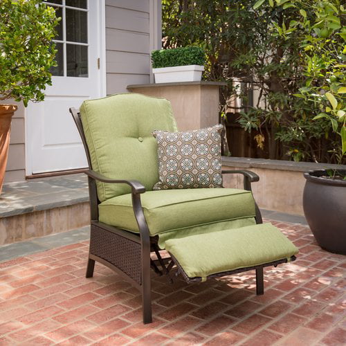 Better Homes & Gardens Providence with Cushion Wicker Outdoor Lounge Chair - Green