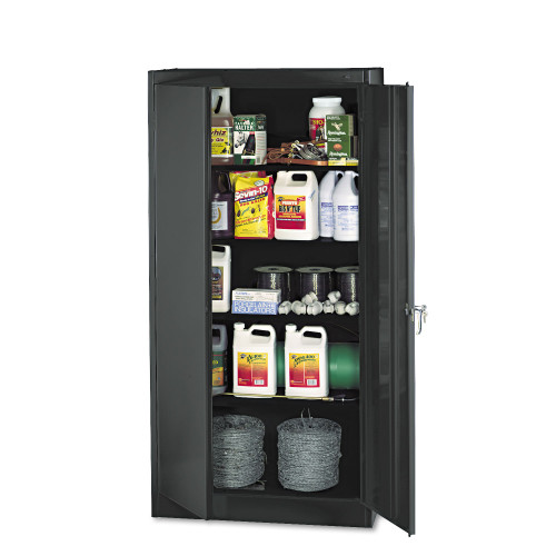 Tennsco 72 High Standard Cabinet (Unassembled)， 36w x 18d x 72h， Black (1470BK)