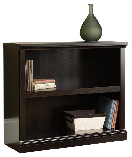 Home Square 2 Shelf Wood Bookcase Set in Estate Black (Set of 2)   Transitional   Bookcases   by Homesquare  Houzz