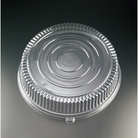 Party Tray 18 Inch Round Lid Clear  25 Each  25 pe...