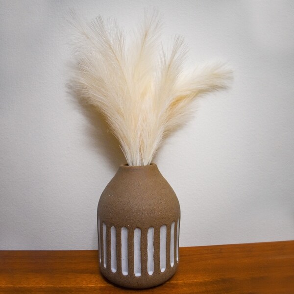 Faux Pampas Grass 17.7 Fake Pampas Grass for Wedding Decoration