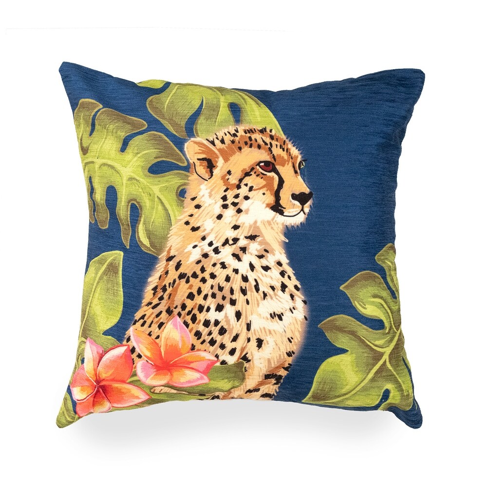 Liora Manne Illusions Cheetahs Indoor/Outdoor Pillow