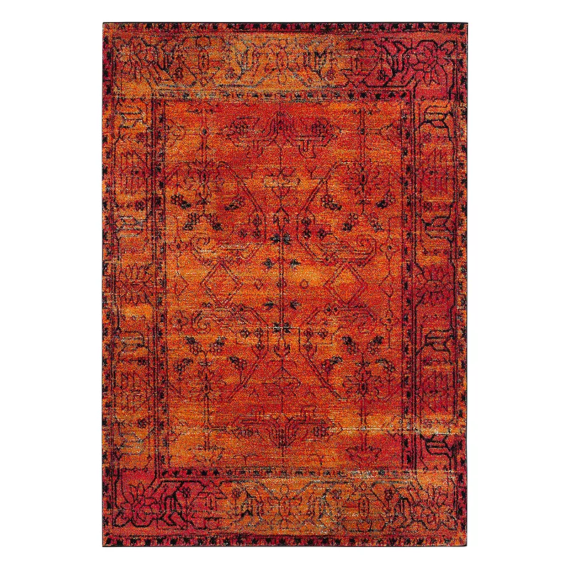 Safavieh Vintage Hamadan Jory Framed Floral Rug