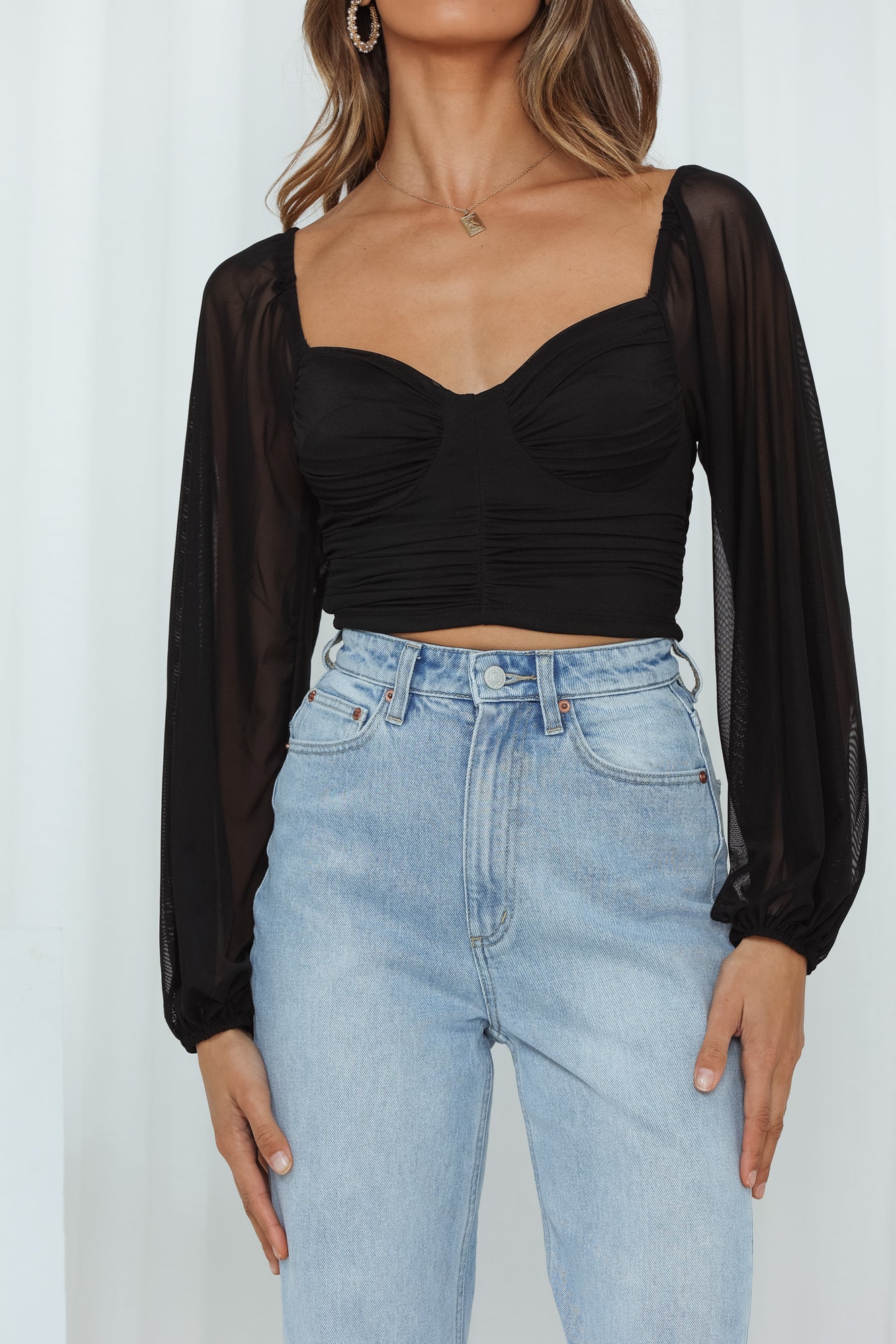 Enchanting Hymns Crop Black