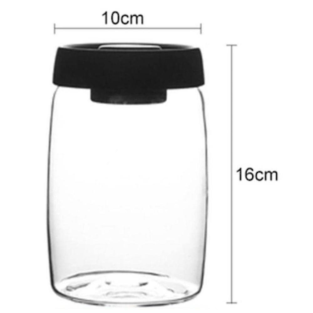 Coffee Bean Storage Container Glass Vacuum Jar Sealed Nordic Kitchen Storage Snack Tea Milk Powder