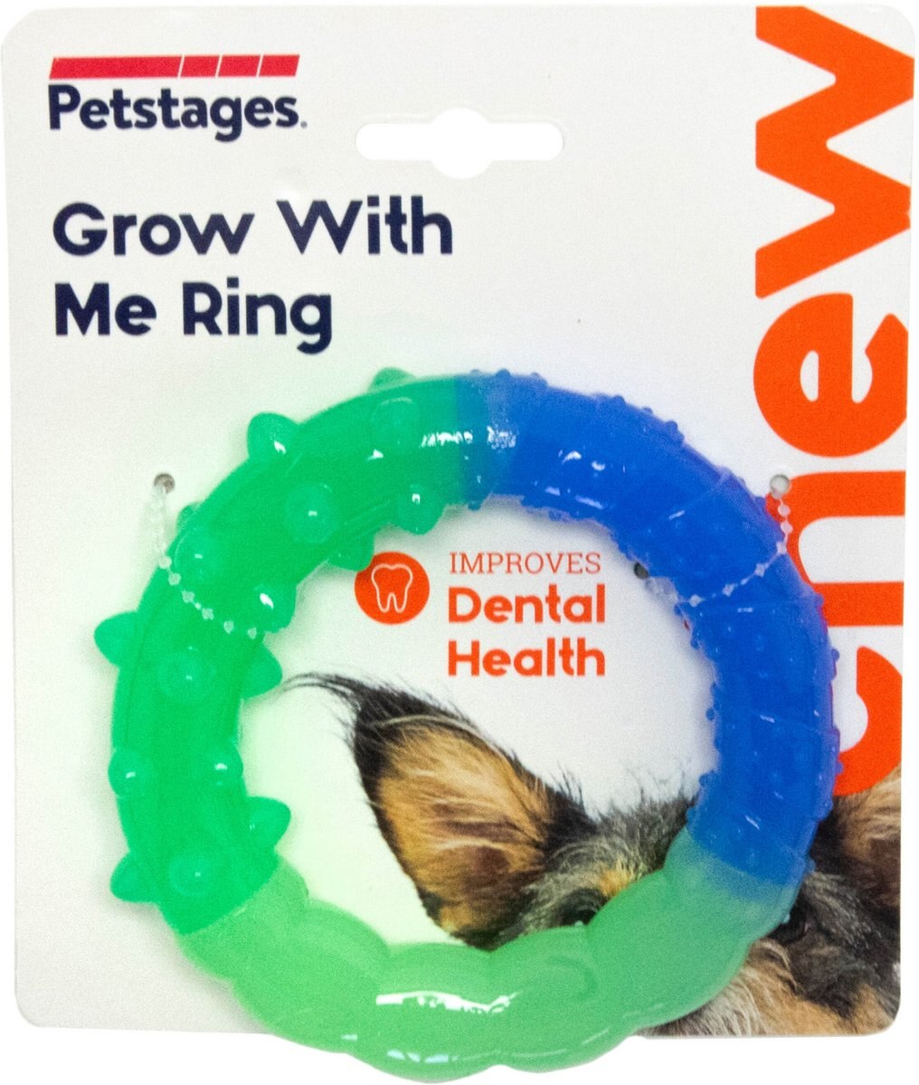 Petstages Grow With Me Ring Tough Dog Chew Toy