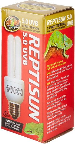 Zoo Med ReptiSun 5.0 UVB Compact Fluorescent Mini Reptile Lamp