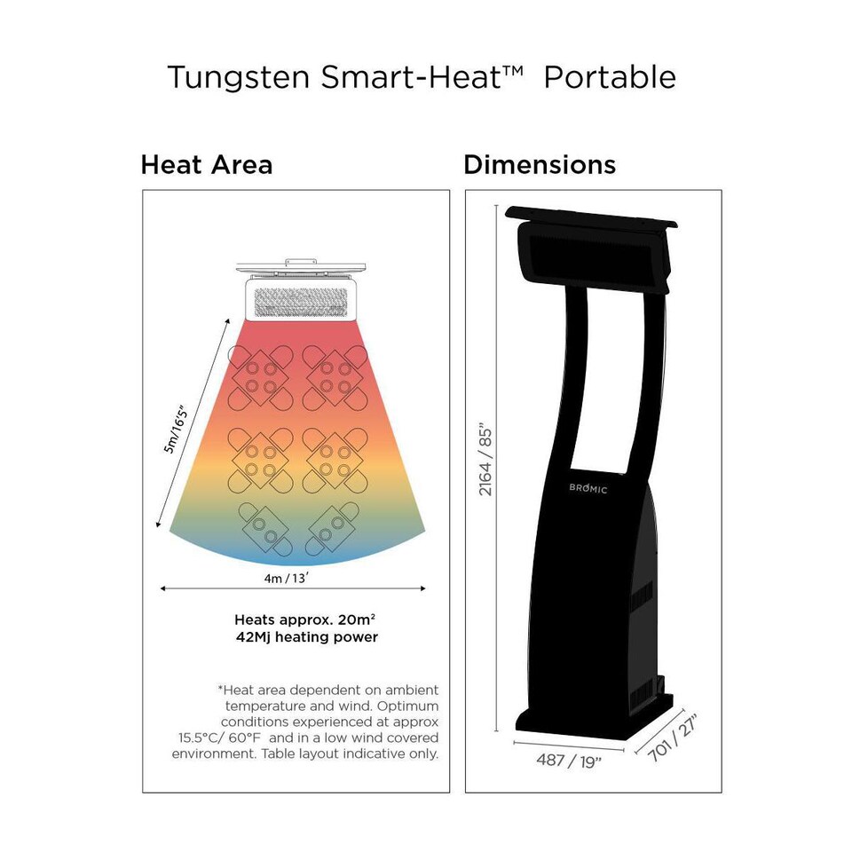 Bromic Portable Natural Gas Patio Heater