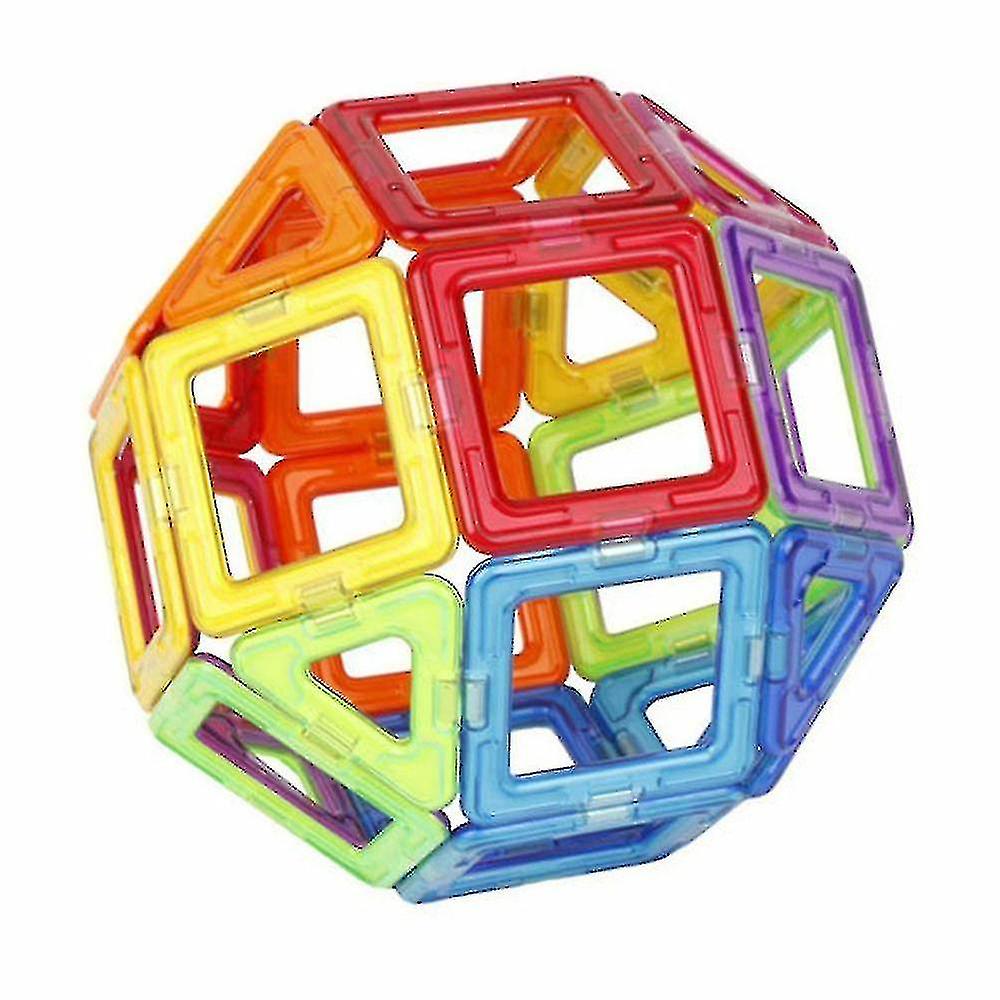 50/100pcs 3d Diy Magnetic-toys Bricks Building Blocks Tiles Kids Children Educational