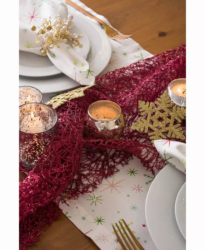 Design Imports Sequin Mesh Table Runner Roll 16 x 10'