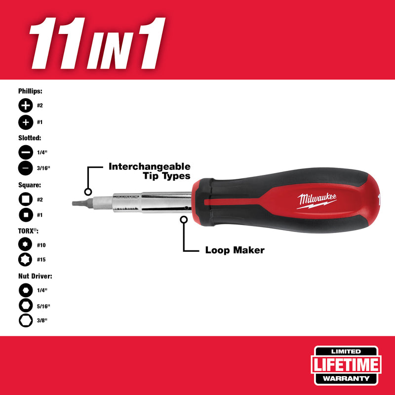 11IN1 SCRW/NUT DRVR SQR