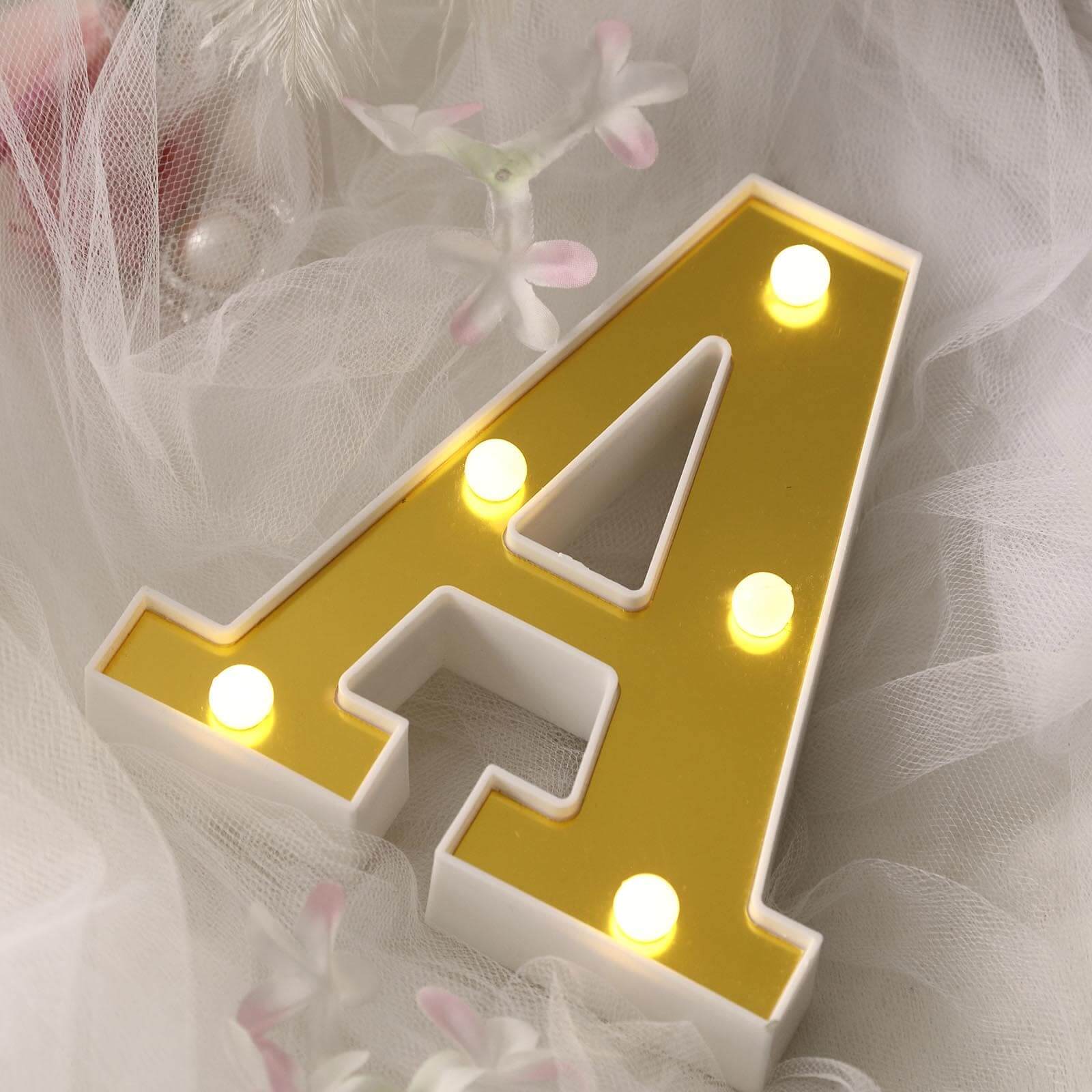 Gold 3D Marquee 