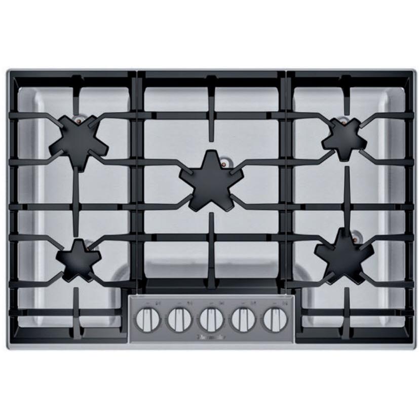 Thermador 30-inch Built-in Gas Cooktop with Patented Star® Burners SGSXP305TS