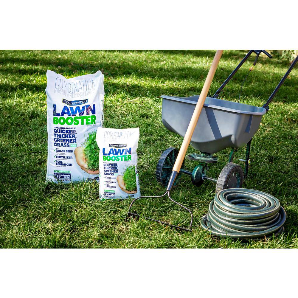 Pennington 35 lbs. Tall Fescue Lawn Booster with Smart Seed Fertilizer and Soil Enhancers 100540516