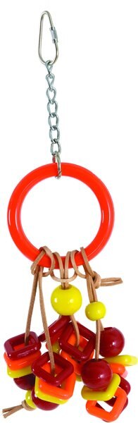 Caitec Featherland Paradise Tug Ring Bird Toy