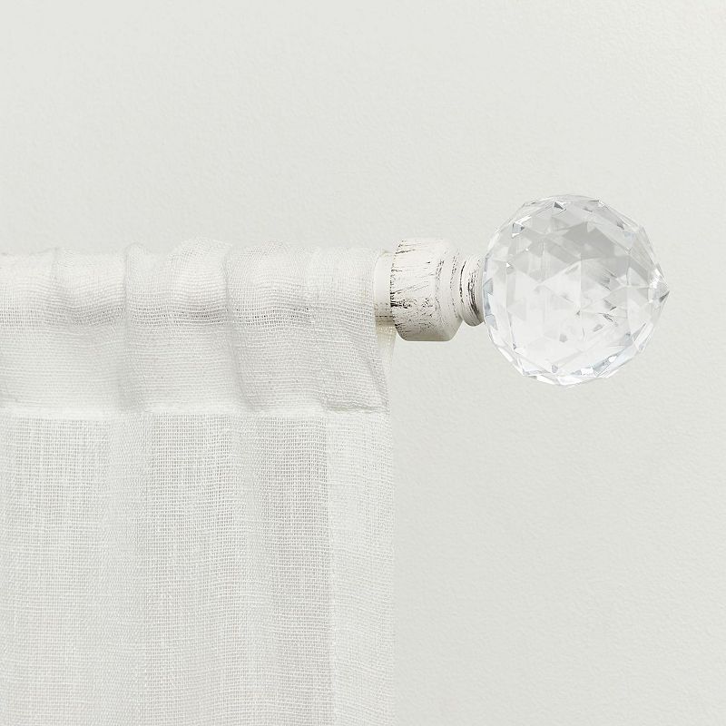 Exclusive Home Crystal Ball 1-in. Curtain Rod