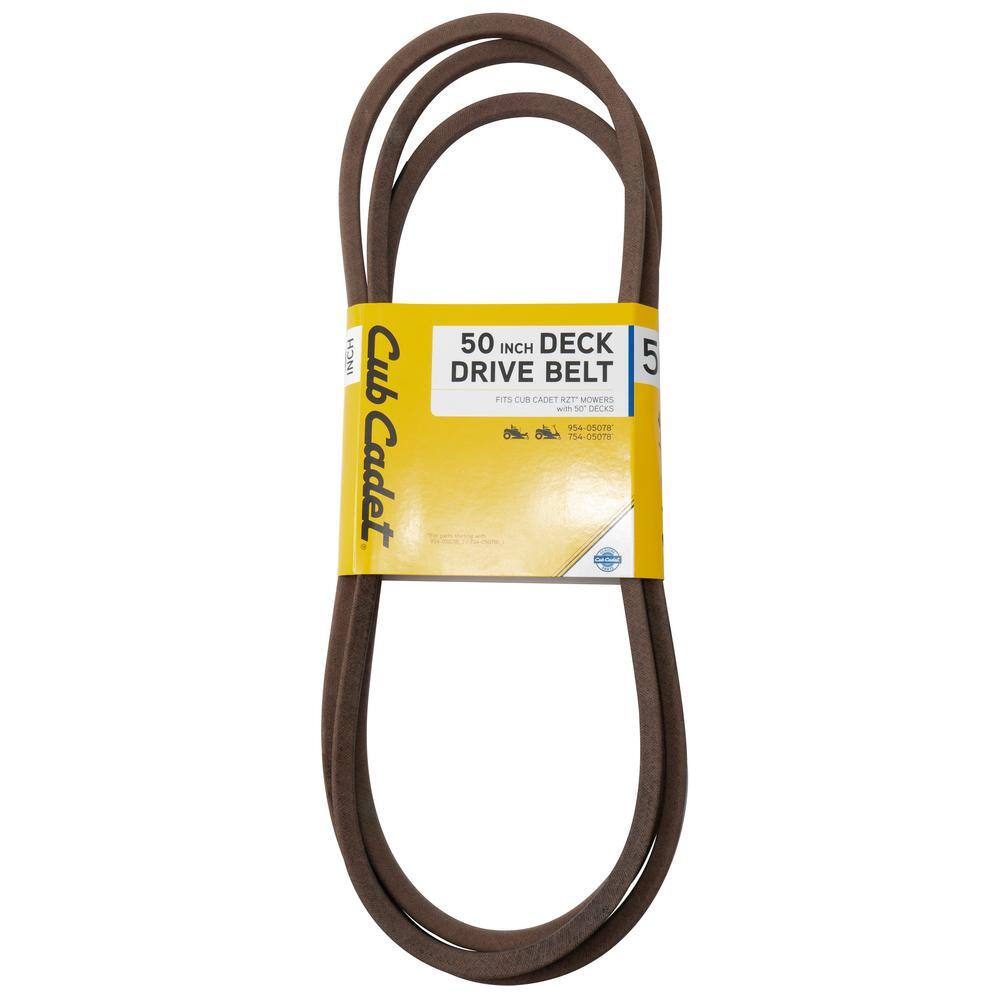 Cub Cadet Original Equipment Deck Drive Belt for Select 50 in. Zero Turn Lawn Mowers OE# 954-05078 490-501-C070