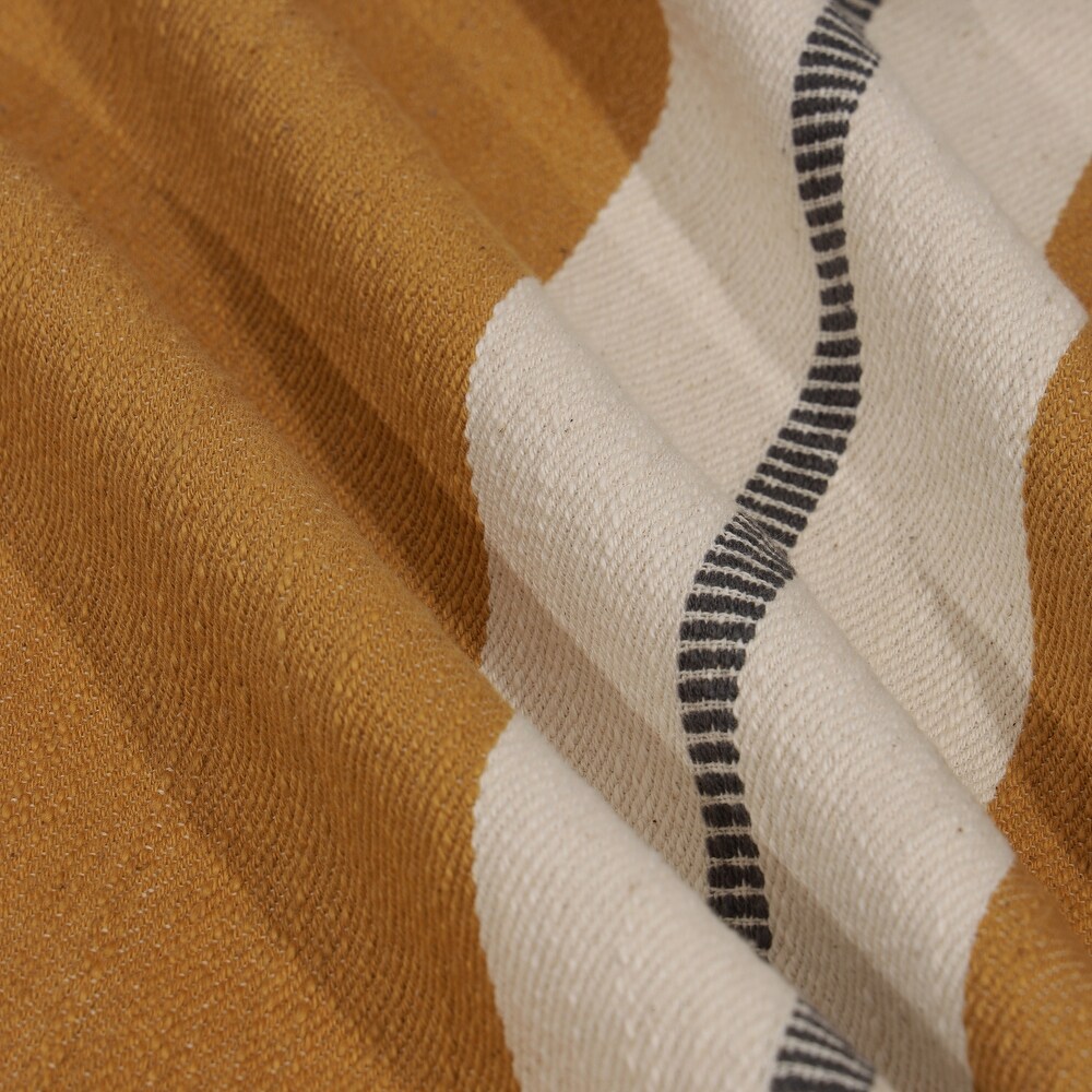 Sevita Striped Cotton Throw Pillow