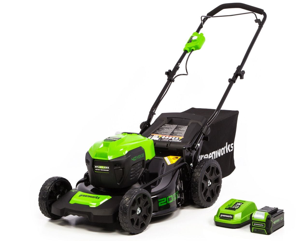 40V 20-Inch Brushless Cordless Lawn Mower | Greenworks