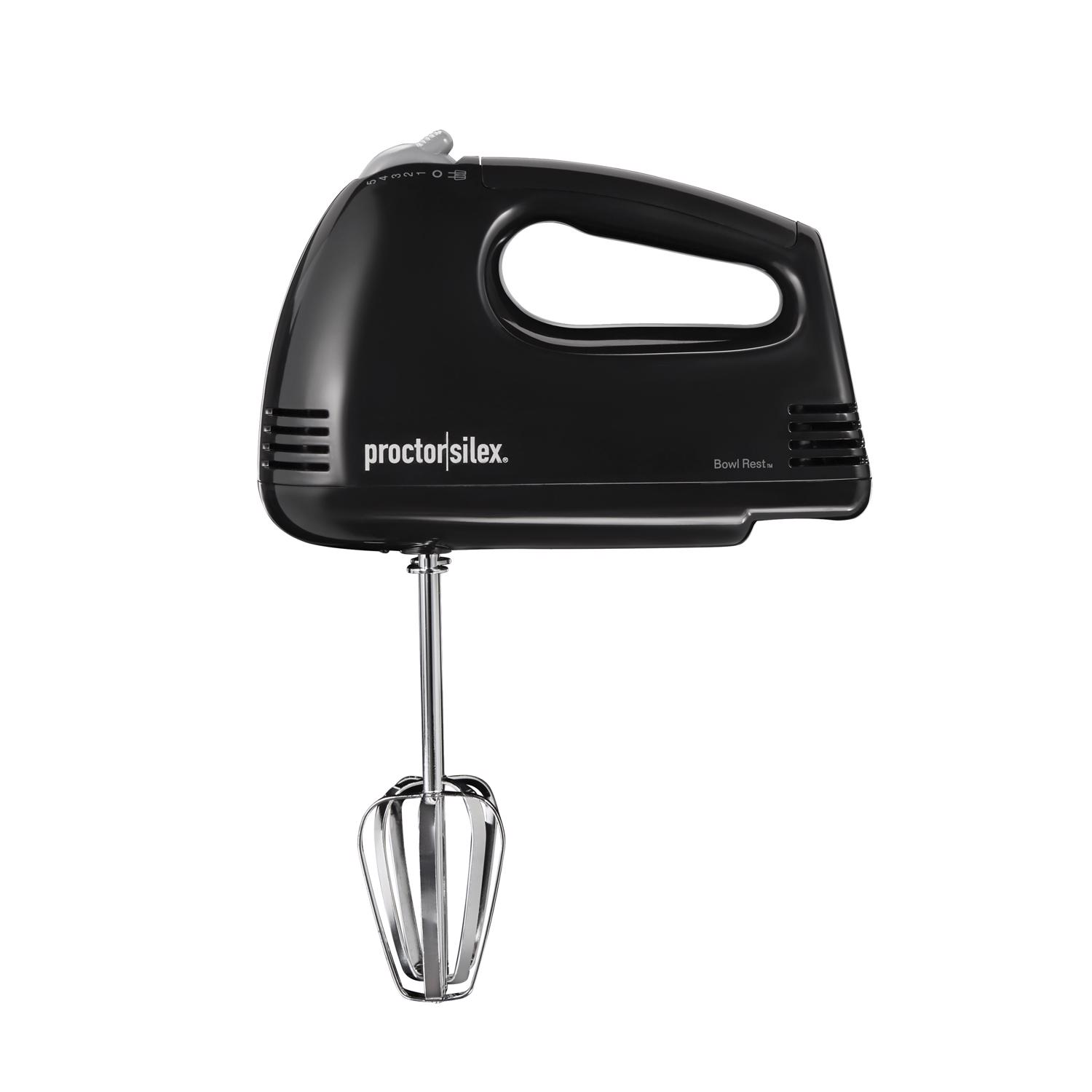 Hamilton Beach Proctor Silex Black 5 speed Hand Food Mixer