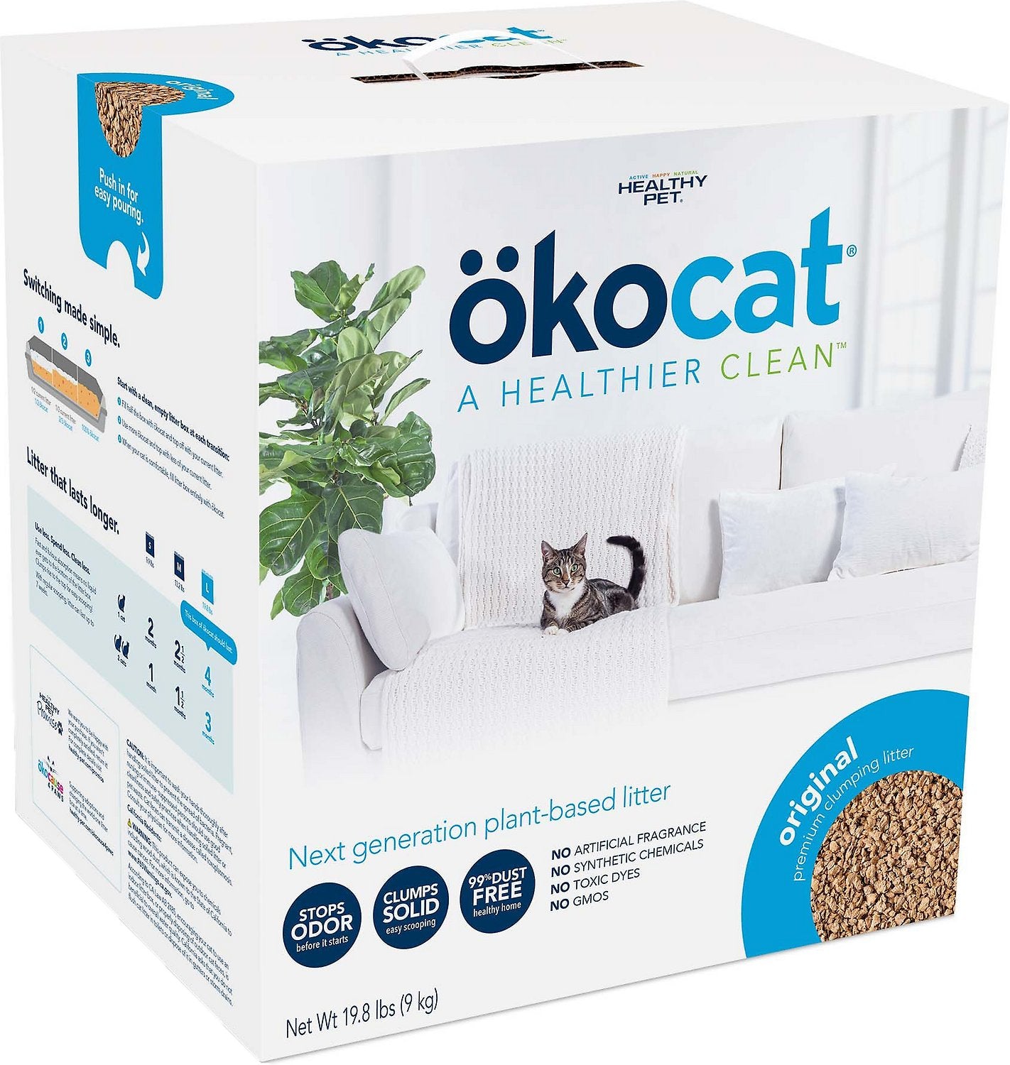 ökocat Original Premium Clumping Wood Cat Litter