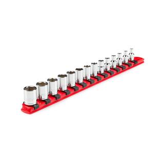 TEKTON 14 in. Drive 6-Point Socket Set (14-Piece) (4-15 mm) SHD90111