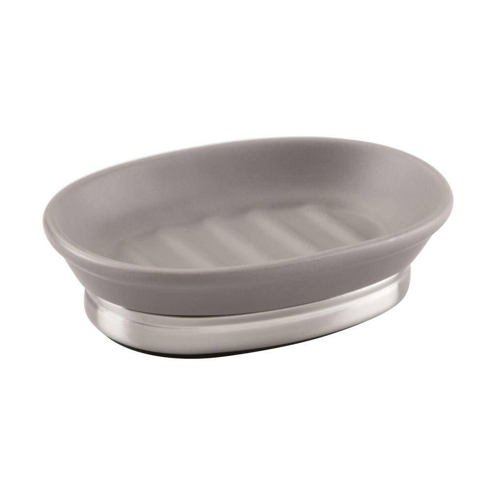 IDESIGN York Soap Dish in Gray 68872