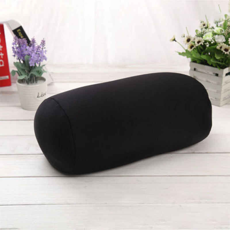 Cylinder Memory Foam Pillow Roll Cervical Bolster Round Nap Neck Pillow Cushion Soft Travel Solid Pillow