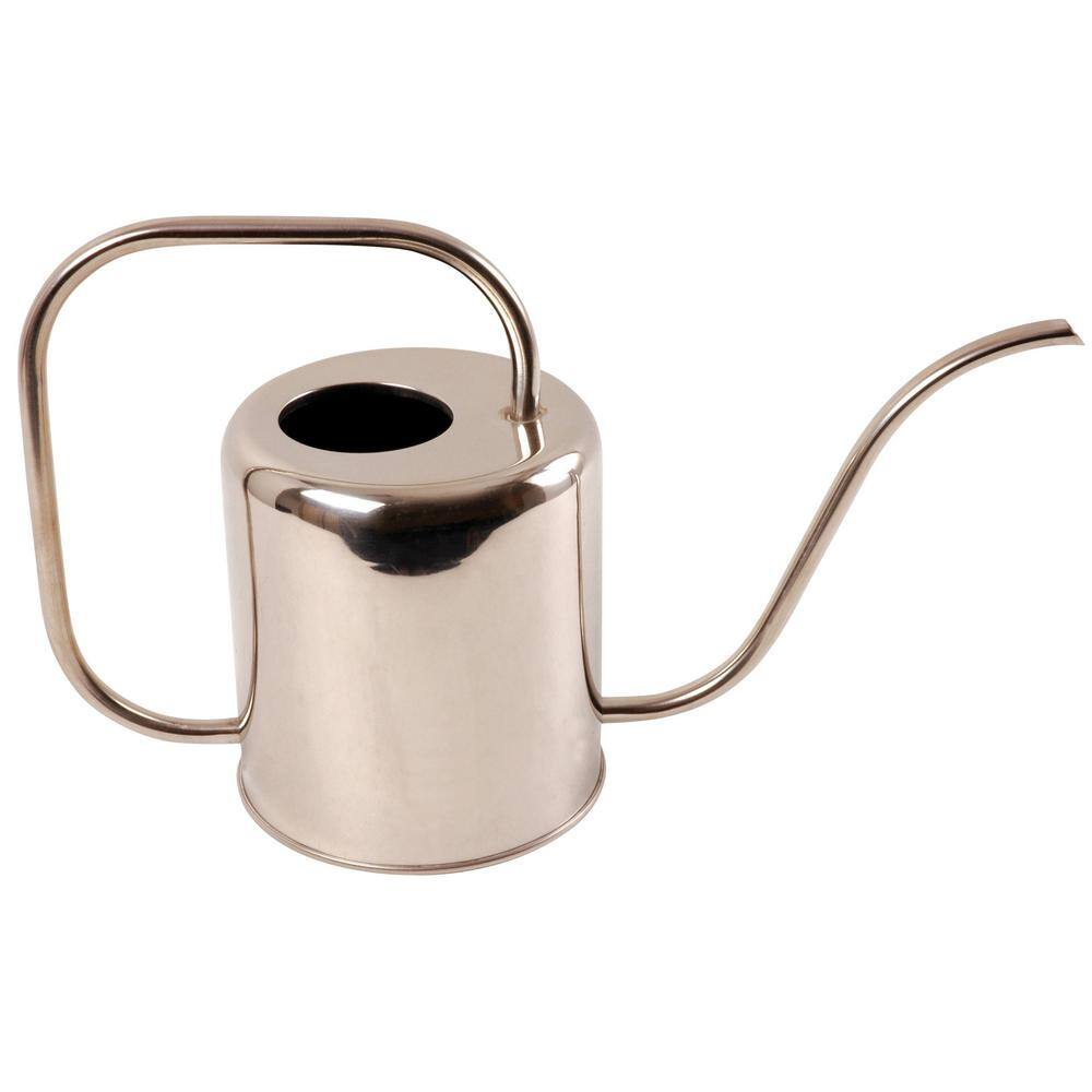 Esschert Design 12 Gal. Modern Style Stainless Steel Watering Can TG45