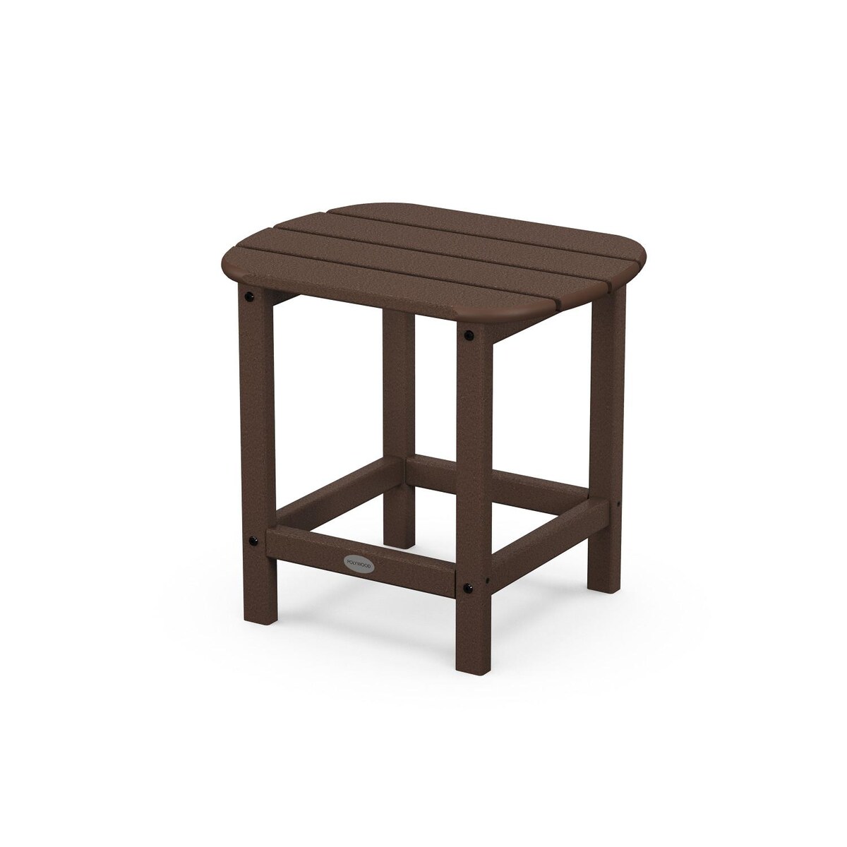 POLYWOOD Nautical 3-Piece Adirondack Set w/ South Beach 18-Inch Side Table